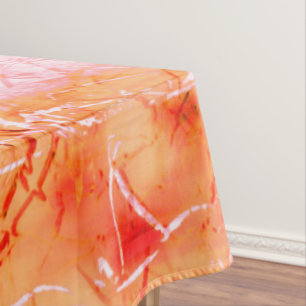 Imitate Lachsleder, weißlich Tischdecke