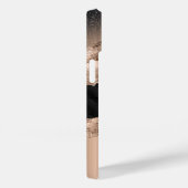 Imitate Lashes Black Rose Gold Glitzer Case-Mate iPhone Hülle (Rückseite / Rechts)