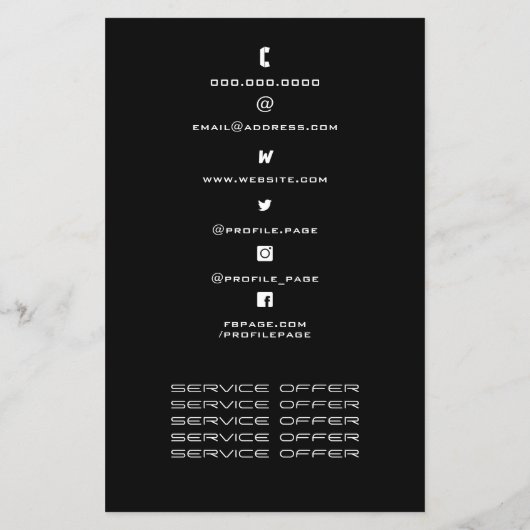 Imitate Lautsprecher Flyer (Hinten)