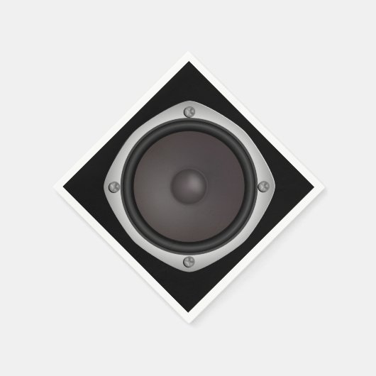 Imitate Lautsprecher Serviette (Ecke)