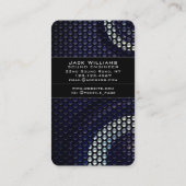 Imitate Lautsprecher sieht Visitenkarte aus (Rückseite)