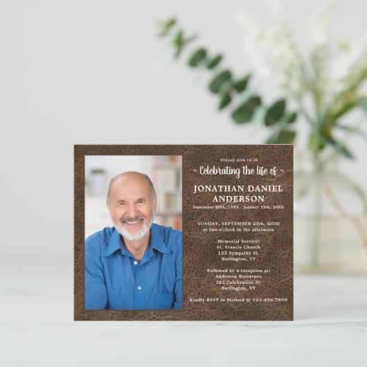 Imitate Leather-Feier zum Leben (Stehend Vorderseite)