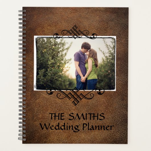 Imitate Leather Foto Hochzeit Planer (Vorderseite)