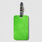 Imitate Leather Light Limon Gepäckanhänger (Vorderseite Vertikal)