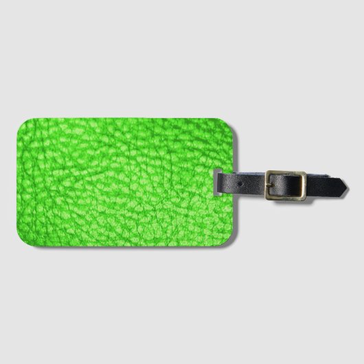 Imitate Leather Light Limon Gepäckanhänger (Vorderseite (Horizontal))