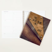 Imitate Leather Metallic Industrial Design Planner Planer (Anzeige)