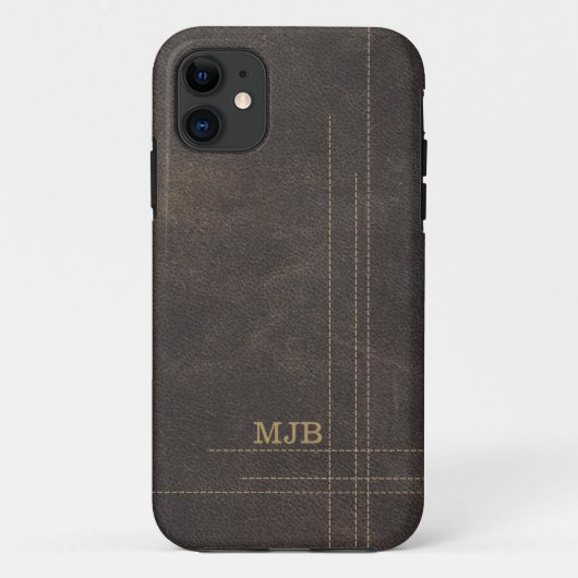 Imitate Leather Modern Stift Design Männer Case-Mate iPhone Hülle (Rückseite)