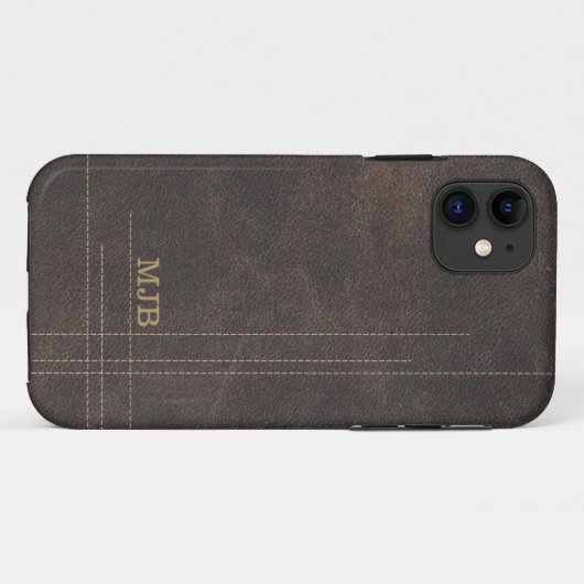 Imitate Leather Modern Stift Design Männer Case-Mate iPhone Hülle (Rückseite (Horizontal))