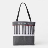 Imitate Leather Piano Tragetaschen Tasche (Rückseite)