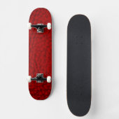 Imitate Leather Red Skateboard (Vorderseite)