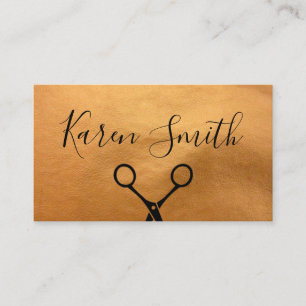 Imitate Leather / Salon Stylist Visitenkarte