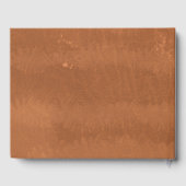 Imitate Leather Vintag Antique Wedding Gästebuch (Rückseite)