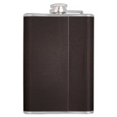 Imitate Leather Vinyl ummantelt Flachmann (Rückseite)