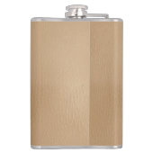 Imitate Leather Vinyl ummantelt Flachmann (Rückseite)