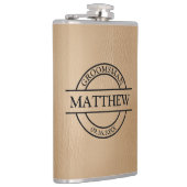 Imitate Leather Vinyl Wrackkolben Flachmann (Rechts)