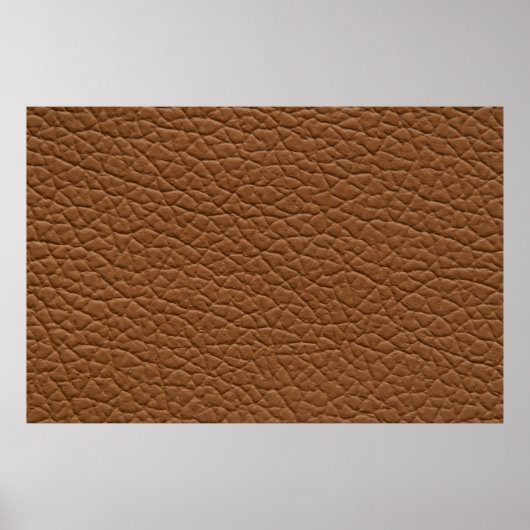 Imitate Leder hellbraune Farbtöne Haupttextur. Abs Poster (Vorne)