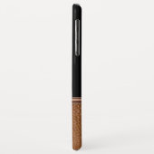 Imitate Leder-Männer-Monogramm Case-Mate iPhone Hülle (Hinten/Links)