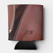 Imitate Leder und Satin unzipperierbar individuell Dosenkühler (Rückseite)