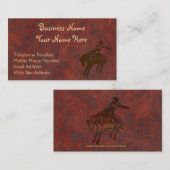 Imitate - Leder-Western-Stile 7 Visitenkarten Visitenkarte (Vorne/Hinten)