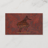 Imitate - Leder-Western-Stile 7 Visitenkarten Visitenkarte (Rückseite)