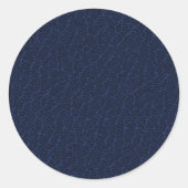 Imitate Lederklassiker Rundaufkleber Runder Aufkleber (Vorderseite)