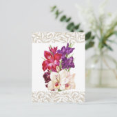 Imitate Leinwand Art Postkarte (Stehend Vorderseite)