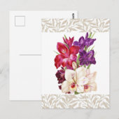 Imitate Leinwand Art Postkarte (Vorne/Hinten)