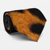 *~* Imitate Leopard Cosy Look Fell Krawatte (Gerollt)