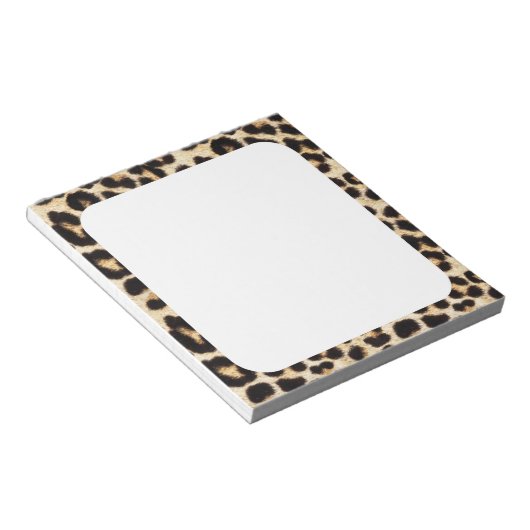Imitate Leopard Fur Notizblock (angewinkelt)