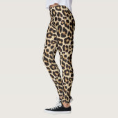 Imitate Leopard Fur Schönes Spots Muster Leggings (Links)