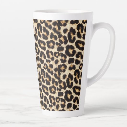 Imitate Leopard-Pelzmuster | Wildkatze Milchtasse (Rechts)