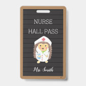 Imitate Letter Board Krankenwagen Igel Hall Pass A Ausweis (Vorderseite)