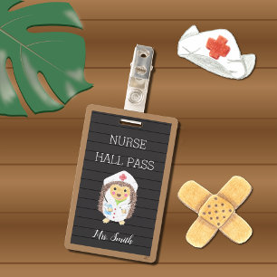 Imitate Letter Board Krankenwagen Igel Hall Pass A Ausweis