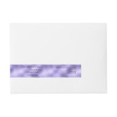 Imitate Lila Foil Style Kosmetik Jar Label (Vorderseite)