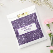 Imitate Lila Glitzer Textur mit benutzerdefinierte Geschenktütchen (Versiegelt)