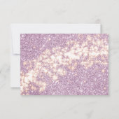 Imitate Lila Star Glitzer Media Insert Elegant (Rückseite)