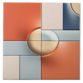 Imitate Linderung Glasierte Minimalistische Illusi Fliese (Vorderseite)