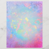 IMITATE Logo-Design für lila Folie Lotus Flyer (Hinten)