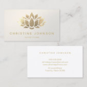 Imitate Lotus-Logo Visitenkarte (Vorne/Hinten)