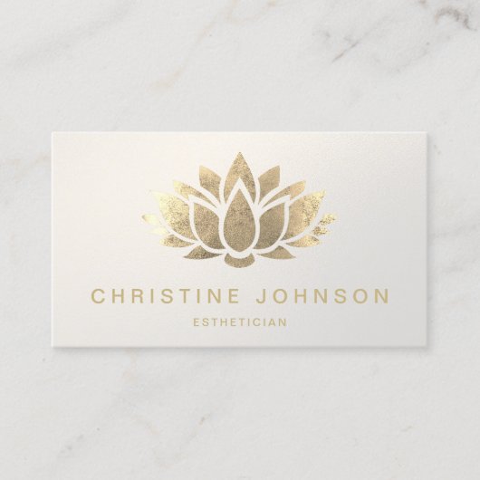 Imitate Lotus-Logo Visitenkarte (Vorderseite)