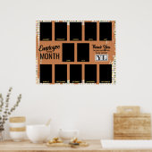 Imitate malen Foto Mitarbeiter der Monatserkennung Poster (Küche)