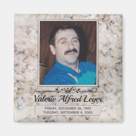 Imitate marbieren benutzerdefinierte Memorial Keep Magnet