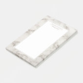 Imitate Marble Alabaster Taupe Tan Moderne Post-it Klebezettel (angewinkelt)