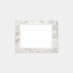 Imitate Marble Alabaster Taupe Tan Moderne Post-it Klebezettel