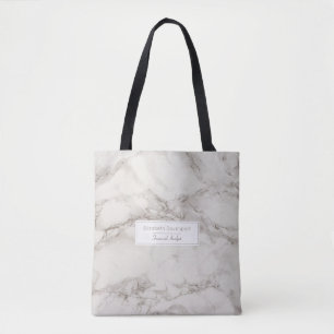 Imitate Marble Alabaster Taupe Tan Moderne Tasche