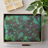 Imitate Marble Blob Tissue Design 1 Dunkler Multi Seidenpapier (Geschenk)
