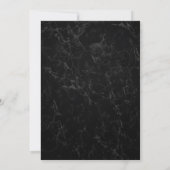 Imitate Marble Geometric Geburtstag Einladung (Rückseite)