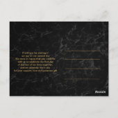 Imitate Marble Geometric Vielen Dank Postkarte (Rückseite)