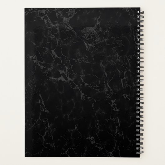 Imitate Marble Geometric Wedding Planer (Rückseite)