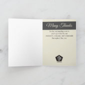 Imitate Marmorangestellte des Anerkennungsausweise Karte (Innenseite)